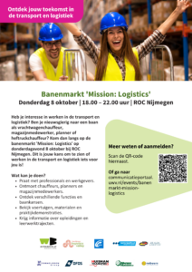 Flyer Banenmarkt Mission Logistics 8 okt